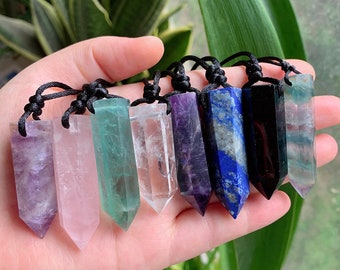 Crystal Necklace Men - Etsy Australia