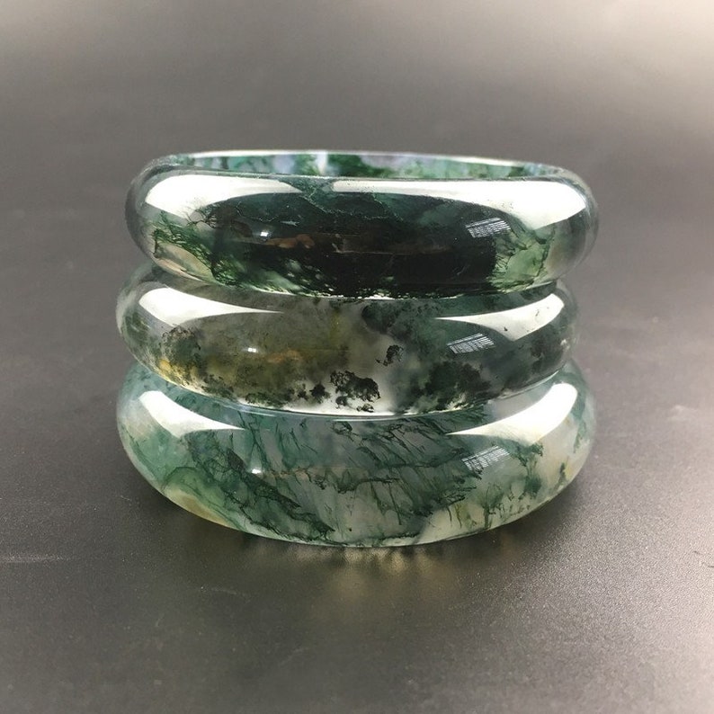 Moss Agate Ring Gemstone Ring Raw Crystal Ring Raw Stone Ring | Etsy