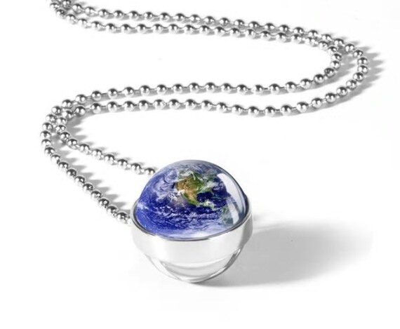 3d Planet astronomía collar bala tierra mundo vívido