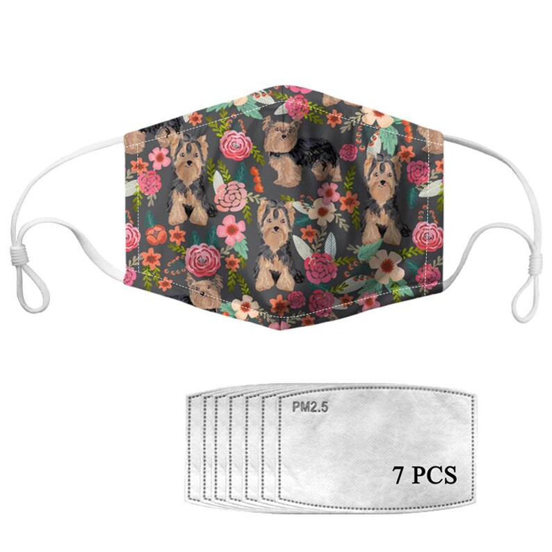 Chihuahua Dog Face Mask Mouth Mask Adult Size Womens Face Mask Etsy