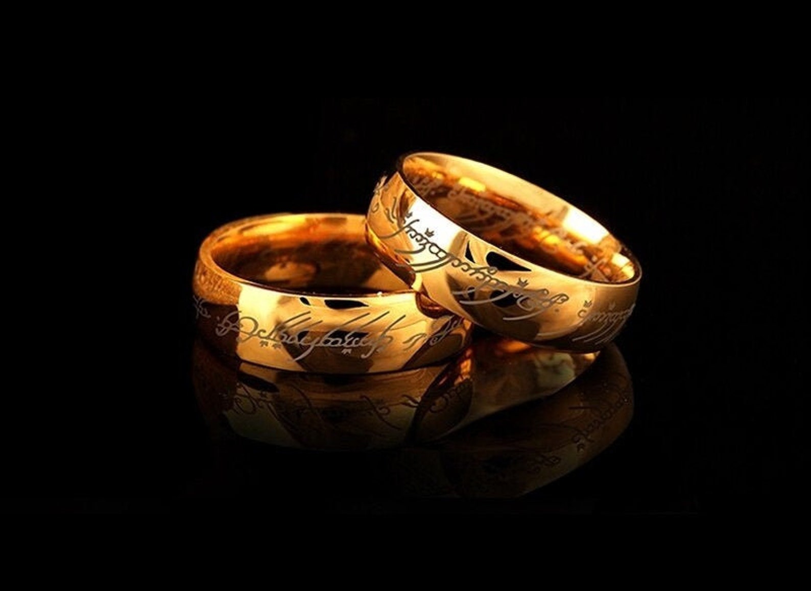 The Lord Of The Rings Wedding Ring Tungsten One Ring Lord of the Rings Wedding Ring One Ring | Etsy