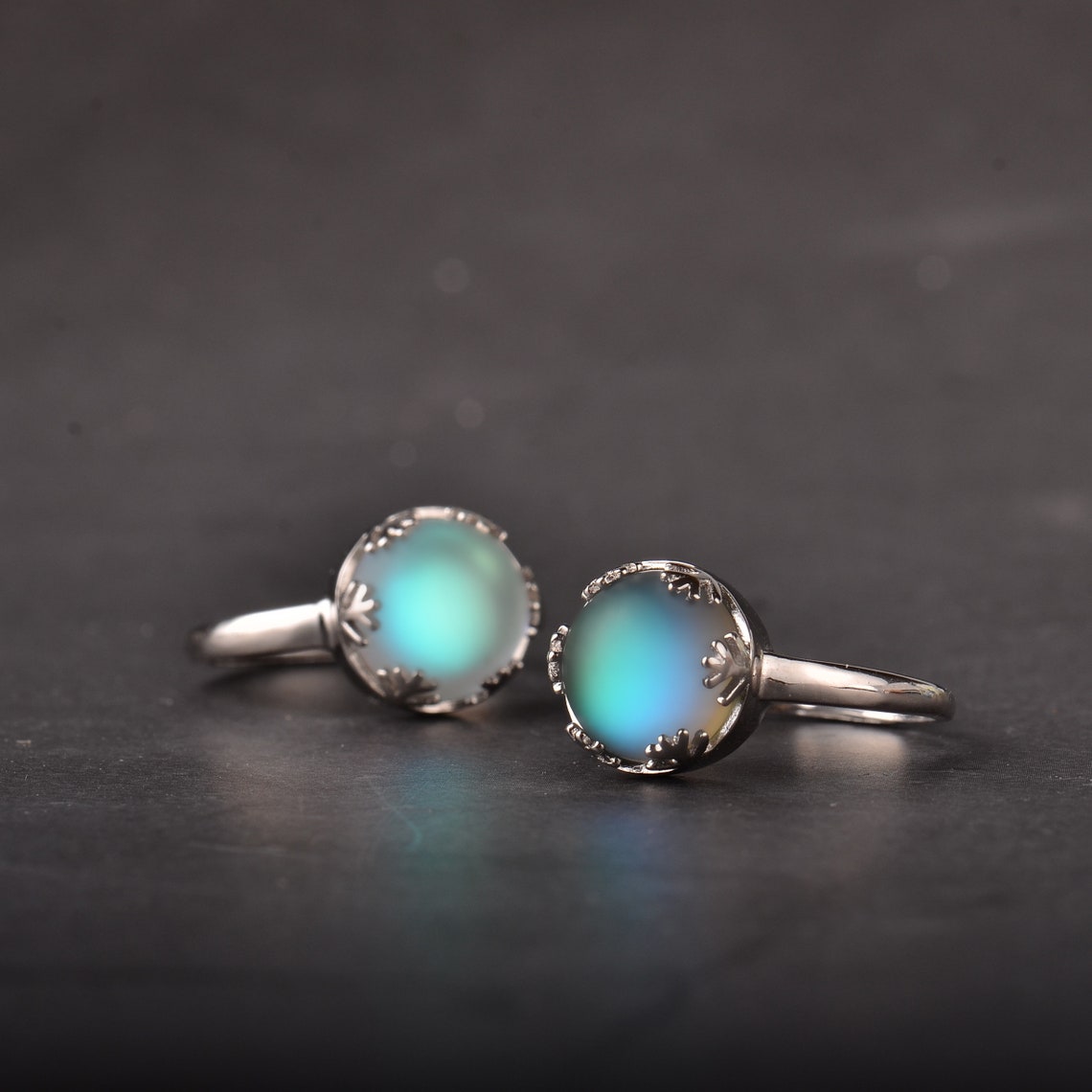 Sterling Silver Ring Aurora Ring Silver Aurora Borealis Etsy Australia