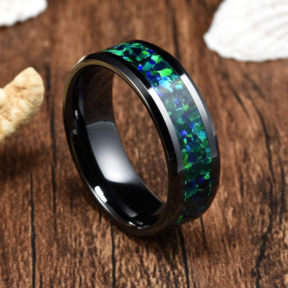 mens wedding band black fire opal, amazing discount off 65 www.ardex.no