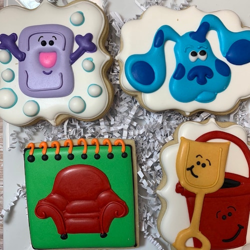 Blues Clues Decorated Cookies Etsy