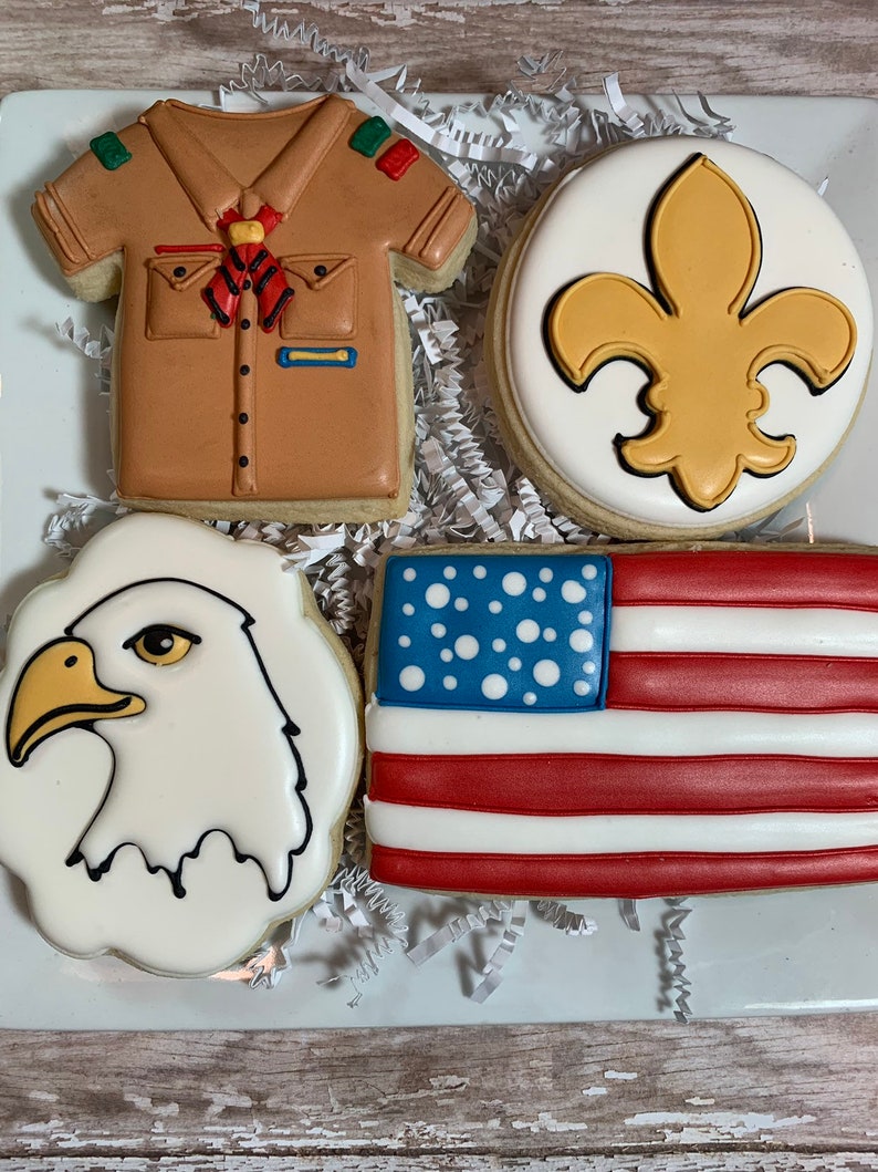 Eagle Scout Cookies Boy Scout Cookies Etsy