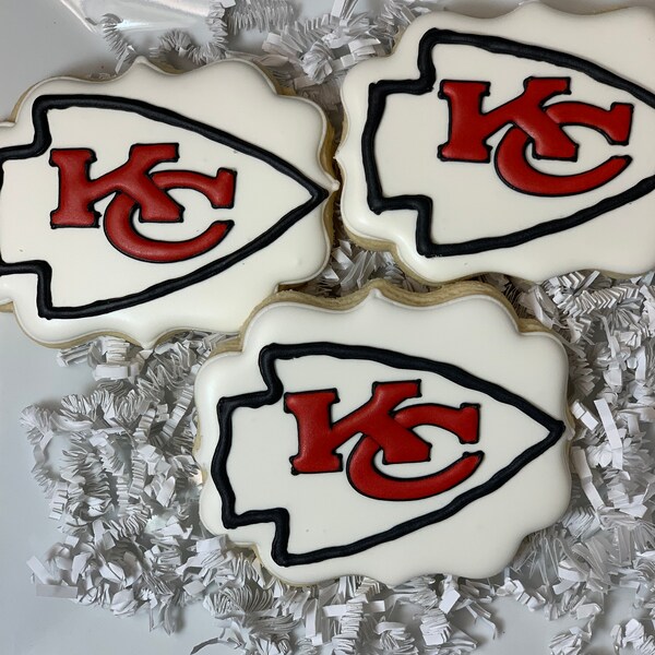 Kansas City Chiefs Cookies Etsy