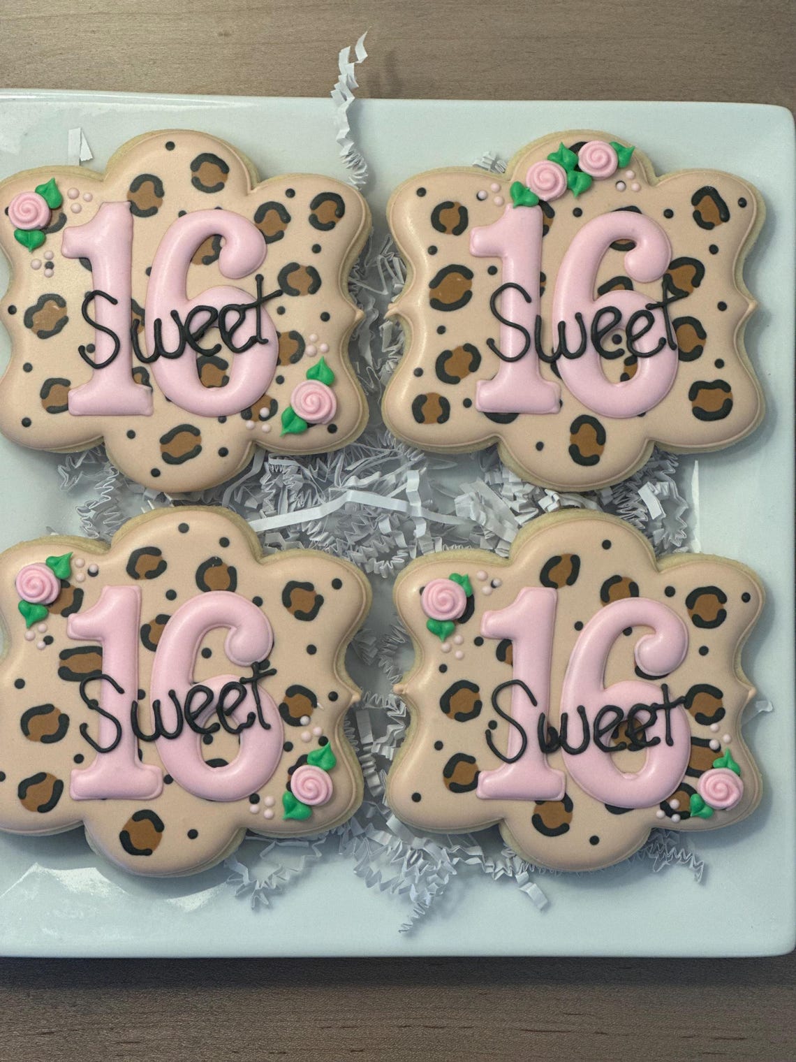 Sweet 16 Cookies, Pink and Gold Sweet 16 Cookies - Etsy