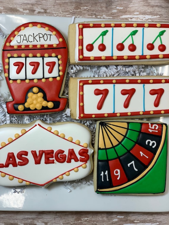 Vegas Themed Cookies Etsy