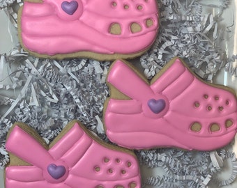 Croc Decorated Cookies