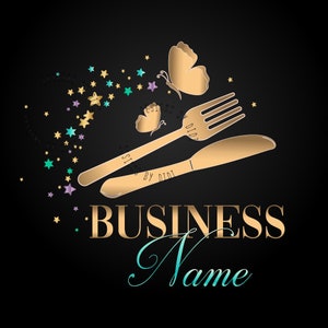 Restaurant logo, gastronomy logo, cooking logo, chef logo design, catering logo, kitchen logo, branding package, vector graphic design