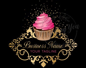 cupcake logo design etsy