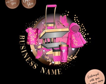 Heat Press Logo, Printing Crafting Business Branding (Digital Files)