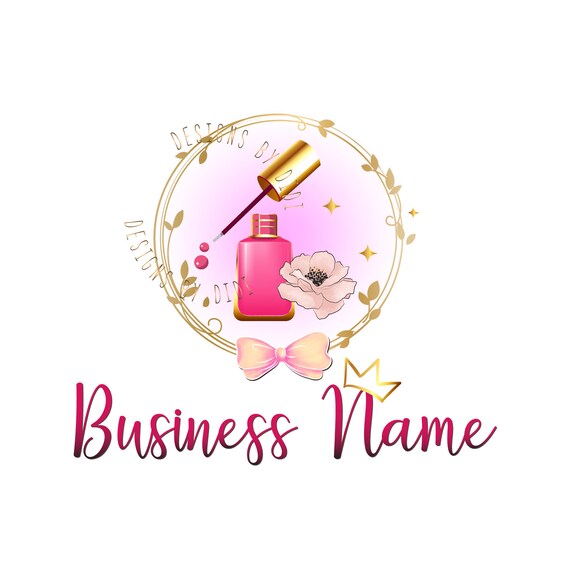 premade beauty nails logo