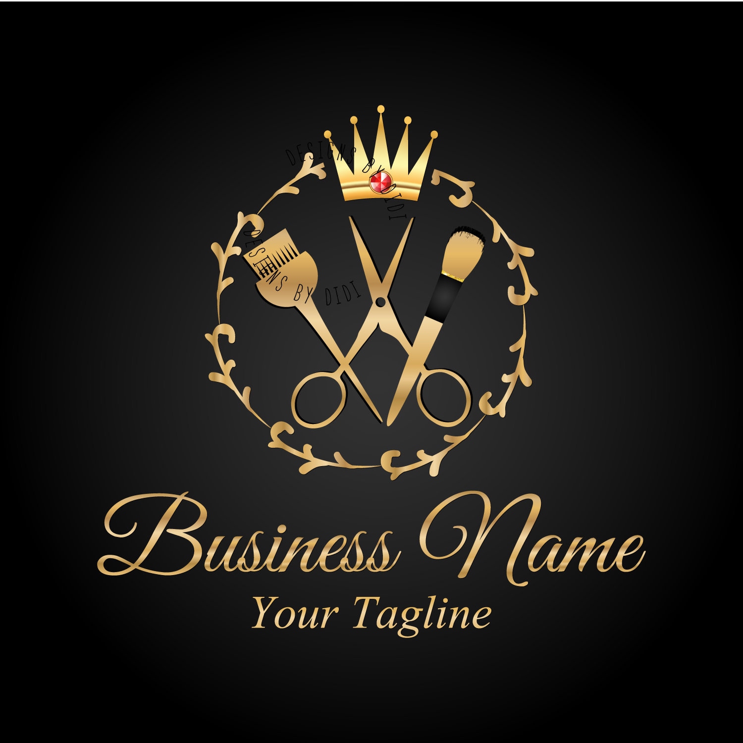 Design Gold Beauty Logo ubicaciondepersonas.cdmx.gob.mx