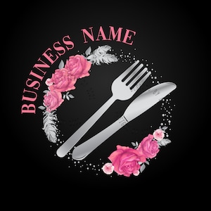 Restaurant logo, food logo, cooking logo, chef logo design, catering logo, kitchen logo, vector restaurant branding package, graphic design