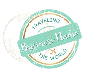 Vorgefertigtes Reisebüro Logo Design: Vektor Branding Paket
