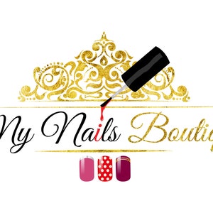 Premade Beauty Nails Logo Custom Logo Design Nails Logo - Etsy