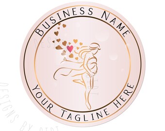 Premade Doula Logo: Pregnancy Birth Support Branding (Digital Files)