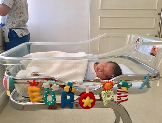 hospital bassinet decoration