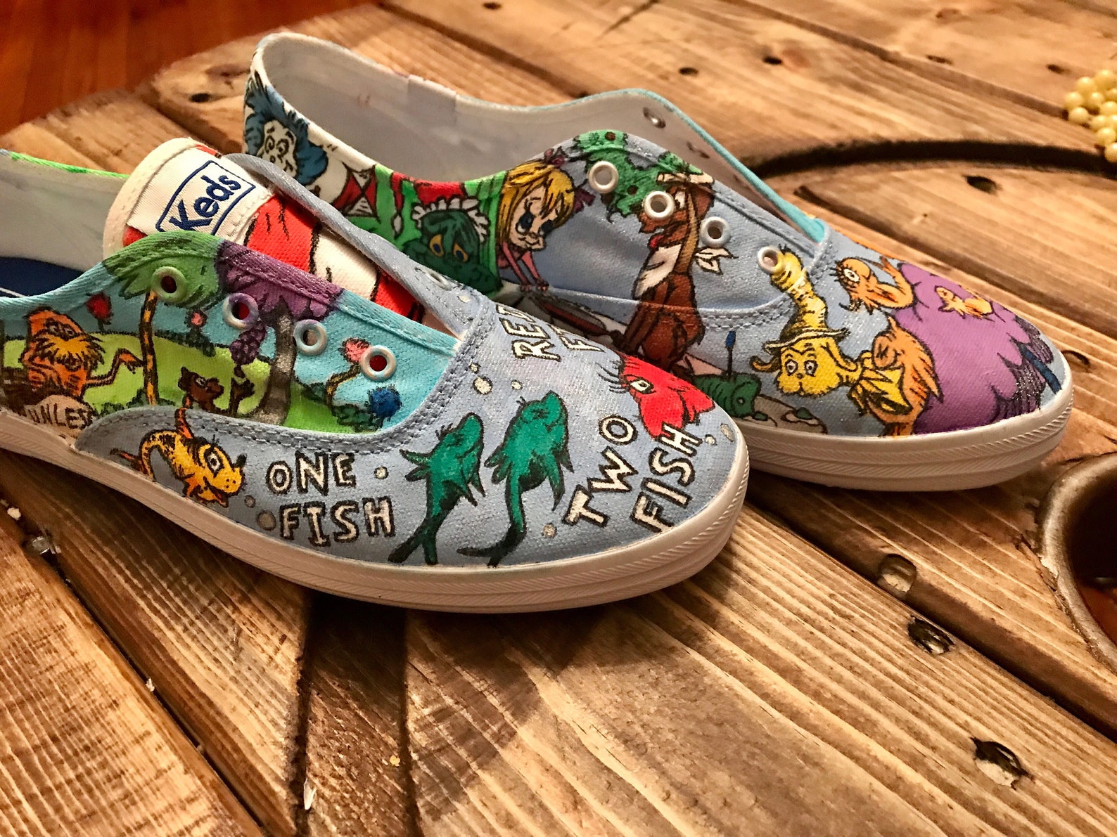 Dr. Seuss Shoes | Etsy