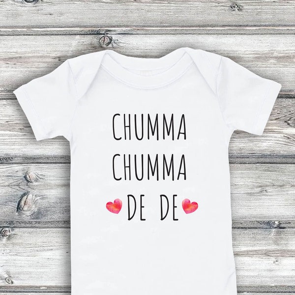 Baby Onesie® | Chumma Chumma de de Onesie | Baby bodysuit | Funny Bollywood Baby | Cute Hindi Baby Onesie®