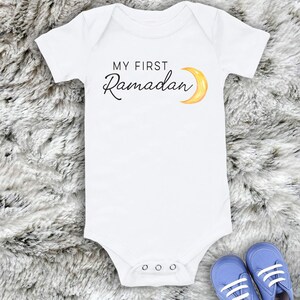 Baby Onesie® | My first Ramadan Onesie | Muslim Baby bodysuit | Eid Baby Gift | Cute Islamic Baby Onesie®