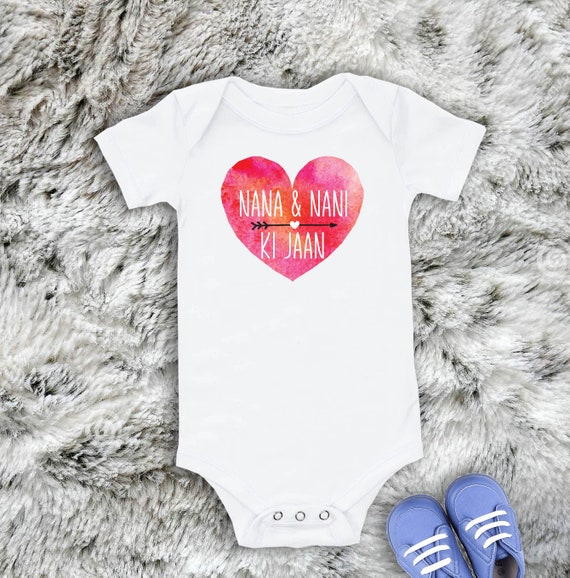 Nana Nani Ki Jaan Printed Style  Romper For Boys And Girls.