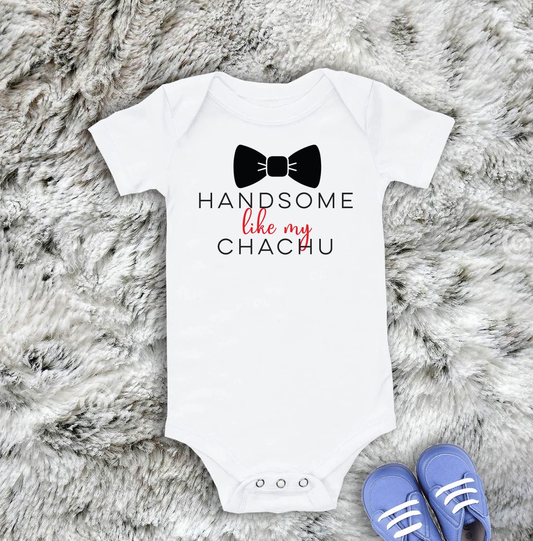 Handsome Like Chachu Onesie: Desi Baby Bodysuit (short Sleeve) - Etsy