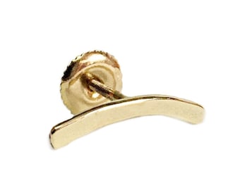 14K Conch Stud Earring, Conch Earring Stud, Conch Piercing Stud, Conch Jewelry Stud, 14K Piercing Jewelry Conch Earring, Conch Stud Gold