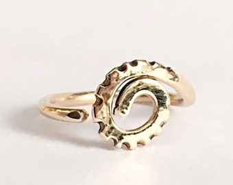 Conch Earring Hoop Gold, Conch Piercing Hoop, Conch Jewelry Hoop, Conch Hoop 14k Gold, Conch Ring 14mm Gold Hoops, Piercing Earrings Gold