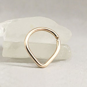 Triangle Septum Ring V, Triangle Earrings For Men, Daith Earring Gold, Helix Earring Hoop Gold, Septum Jewelry Gold, Helix Hoop Earring Gold