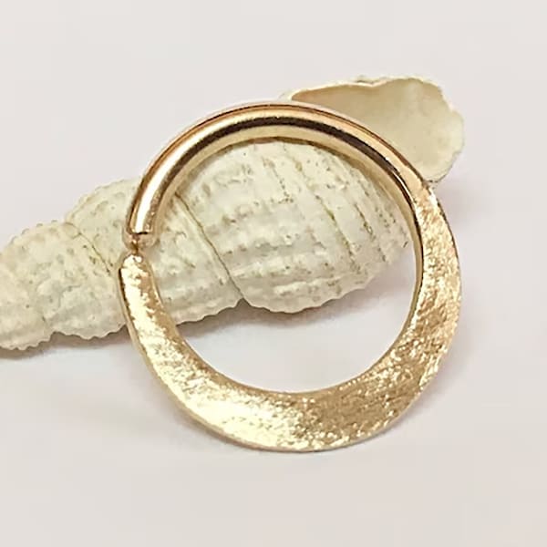 14K Solid Gold Septum Ring 14K Gold Septum Ring 16g Septum Jewelry 16g, Septum Piercing 14g Septum Ring Rose Gold Septum Ring Men 18g Septum