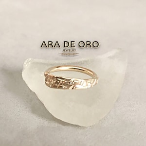 Brinco Helix Joias de Ouro 22K, Argola de Cartilagem, Joia de Nariz Única, Joia Piercing No Nariz, Argola Helix 16g Brinco de Cartilagem, Argola de Nariz