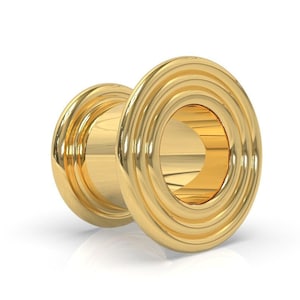Tunnel Gauges 14K Piercing, Plugs and Tunnels 00g, Ear Plug Earring, Plugs Gauges Tunnels Earrings, Double Flare Plugs Ear, Flesh Tunnel