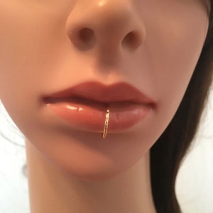22 Gauge Lip Ring Etsy Canada