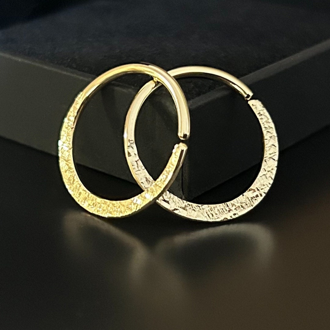 Nipple Rings Gold, Nipple Piercing Hoop 14K, Breast Jewelry for Woman