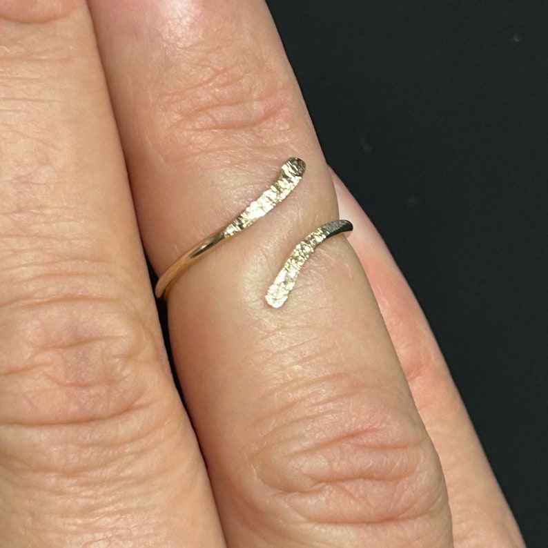 Toe Ring Gold 14k, Knuckle Ring For Women, Midi Ring Gold, Toe Rings For Women, Gold Toe Ring, Above The Knuckle Ring Gold, Midi Ring 14K image 5