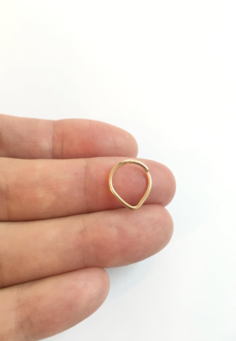Breast Jewelry 16g Hoop Triangle Piercing Hoop 16g Nipple Ring 16g Single Nipple Piercing Nipple Jewelry Piercing Nipple Piercing Jewelry