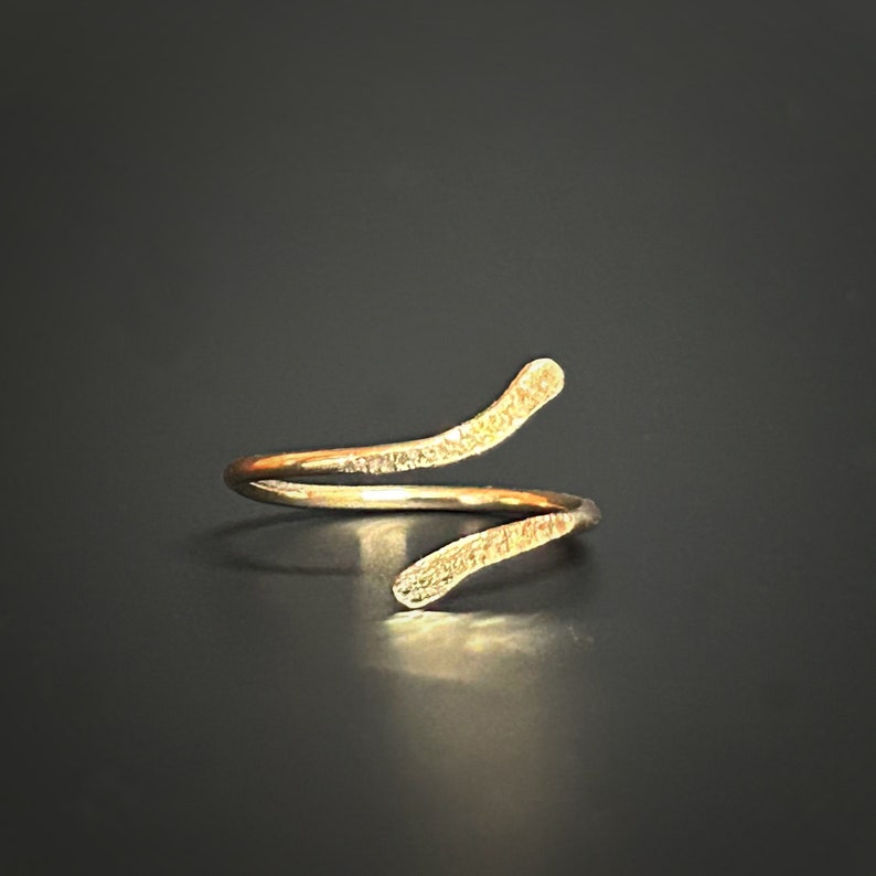 Toe Ring Gold 14k, Knuckle Ring For Women, Midi Ring Gold, Toe Rings For Women, Gold Toe Ring, Above The Knuckle Ring Gold, Midi Ring 14K image 6