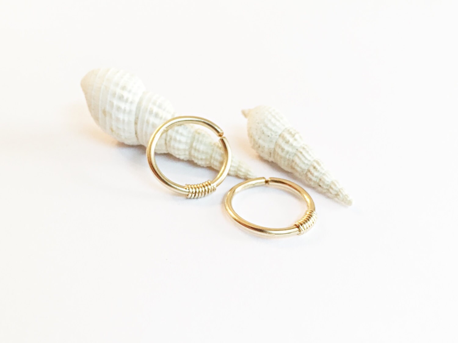 15g Nipple Rings Gold Nipple Hoops Nipple Jewelry Nipple Etsy