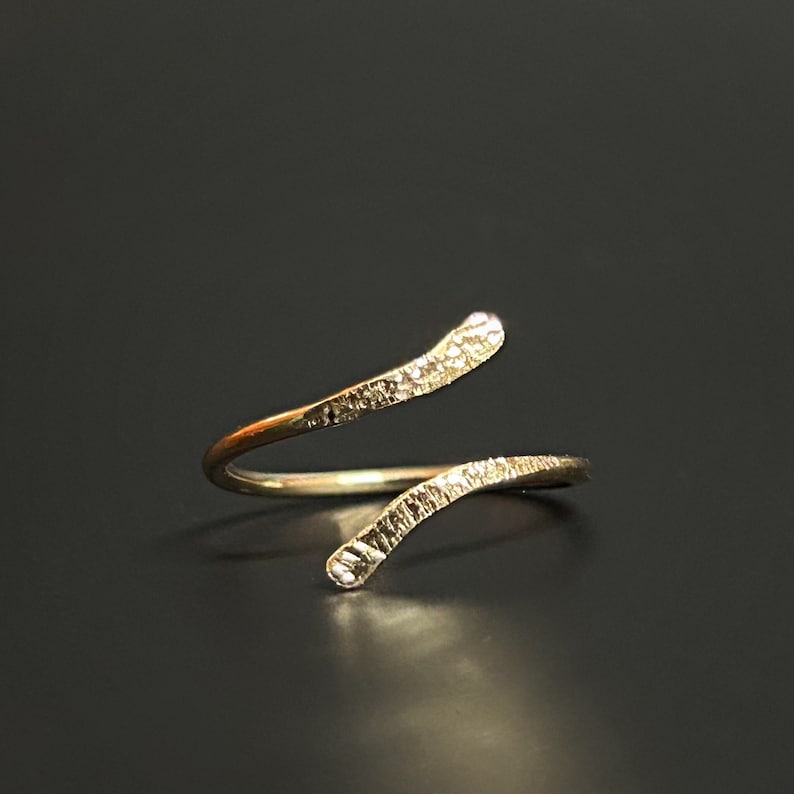 Toe Ring Gold 14k, Knuckle Ring For Women, Midi Ring Gold, Toe Rings For Women, Gold Toe Ring, Above The Knuckle Ring Gold, Midi Ring 14K image 1