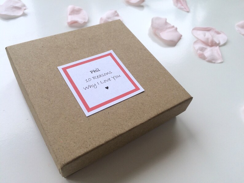 10 Reasons Why I Love You Box Birthday Gift for Him Etsy