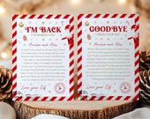 Im Back Elf Letter, Editable Elf Letter, Elf Goodbye Letter, Elf Hello Christmas Letter, Elf Return Letter Template, Digital Elf Letter