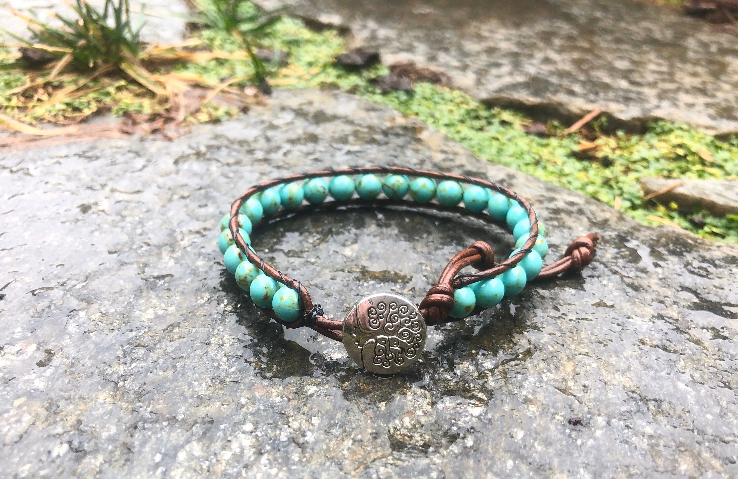Men s Turquoise Wrap Etsy