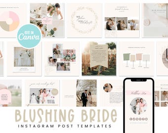 ウェディング プランナー Instagram テンプレート、ウェディング フォトグラファー Instagram、写真 Instagram テンプレート、Canva のウェディング Instagram テンプレート