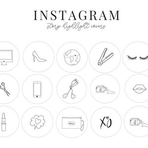 Instagram Highlight Cover Icons Sewing Icons Instagram Etsy