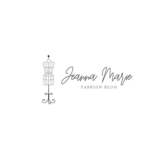 PREMADE fashion logo sewing logo boutique logo custom logo | Etsy