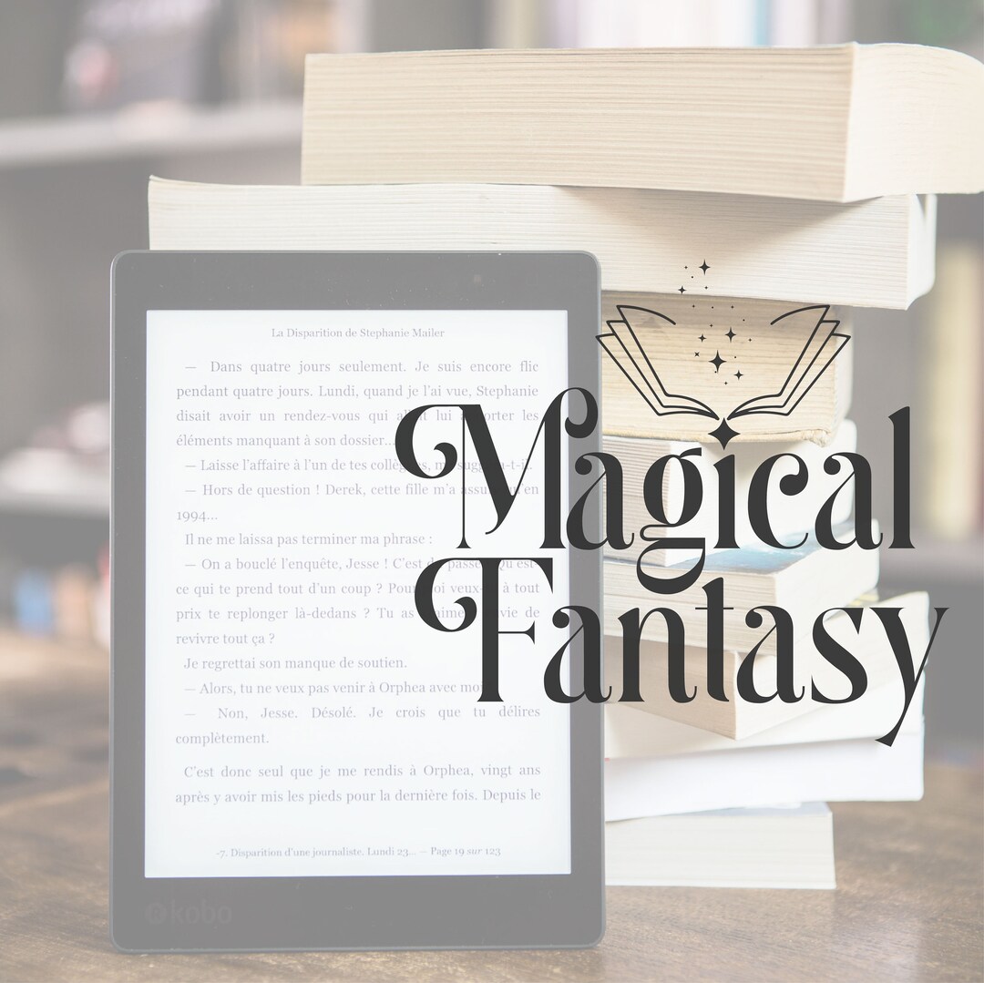 Premade Logo - Bookish Magic, Bookstagram Logo, Bookshop Logo - Etsy