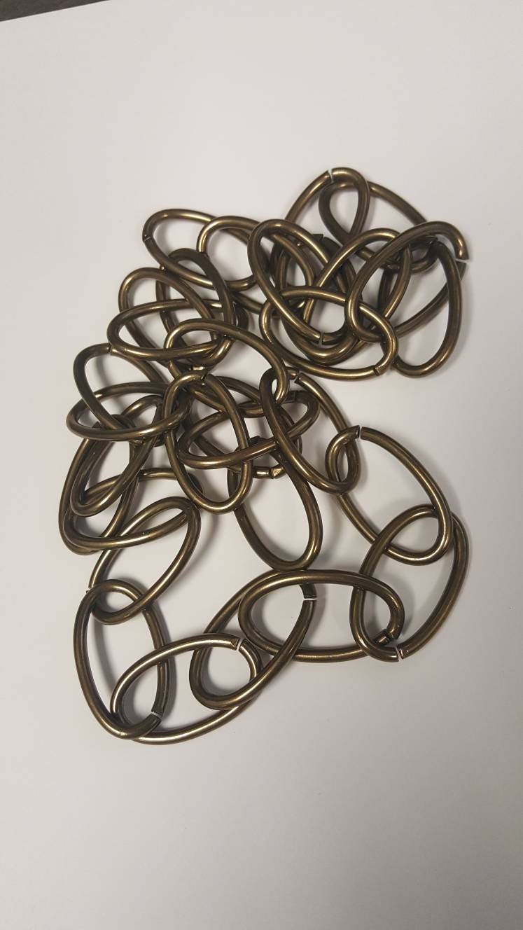 Decorative Light Fixture Lamp Chain Antique Brass Accessory or Etsy UK