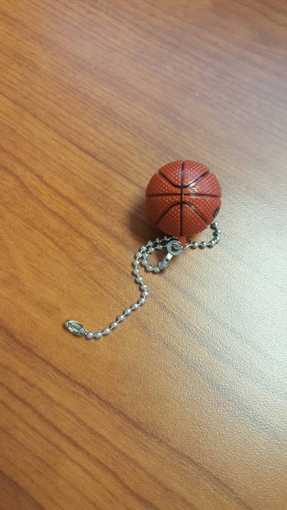 Ceiling Fan Pull Chain Sports Basketball Tassel Beaded Pull Chain Extension Nickel